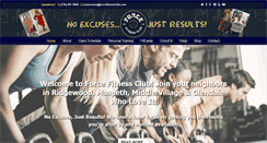 Desktop Screenshot of forcefitnessclub.com
